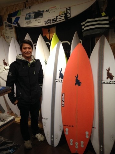 プロサーファー和光大OKMSurfにて