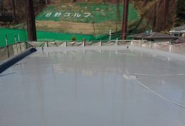 建物屋上の防水工事